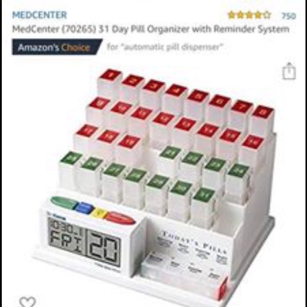 MedCenter Pill Organizer